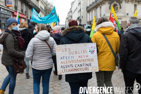 Manifestation pour le pouvoir d achat à Nantes