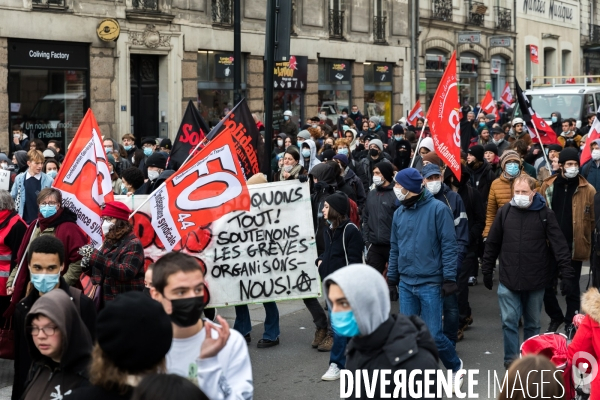 Manifestation pour le pouvoir d achat à Nantes