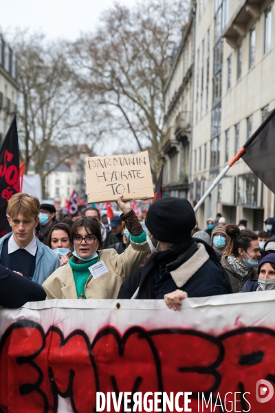 Manifestation pour le pouvoir d achat à Nantes