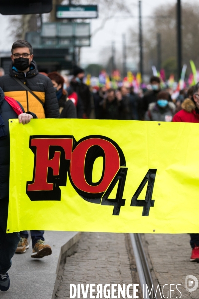 Manifestation pour le pouvoir d achat à Nantes