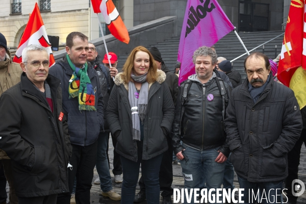 Manifestation interprofessionnelle pour exiger l augmentation des salaires