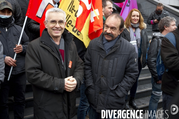 Manifestation interprofessionnelle pour exiger l augmentation des salaires