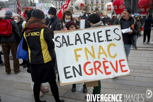 Manifestation interprofessionnelle pour exiger l augmentation des salaires