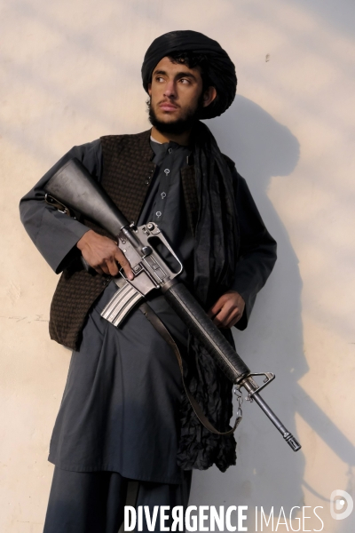 Portraits de combattants taliban s Afghanistan.  Portraits of Taliban fighters Afghanistan.