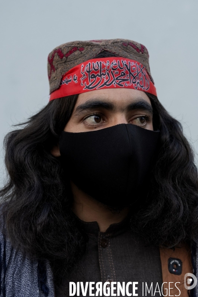 Portraits de combattants taliban s Afghanistan.  Portraits of Taliban fighters Afghanistan.