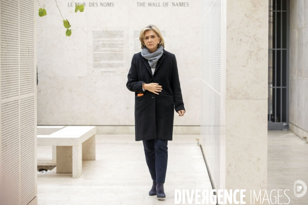 Valérie PECRESSE au mémorial de la Shoah.