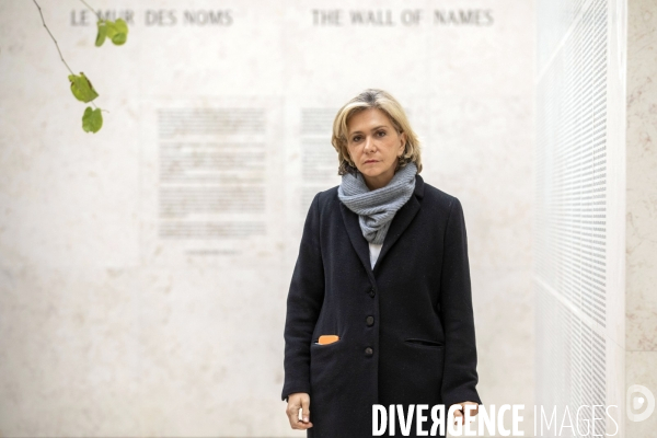 Valérie PECRESSE au mémorial de la Shoah.