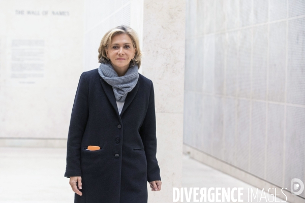 Valérie PECRESSE au mémorial de la Shoah.