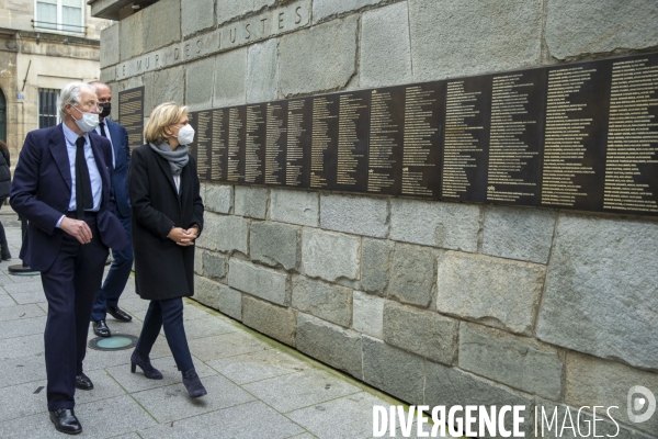 Valérie PECRESSE au mémorial de la Shoah.