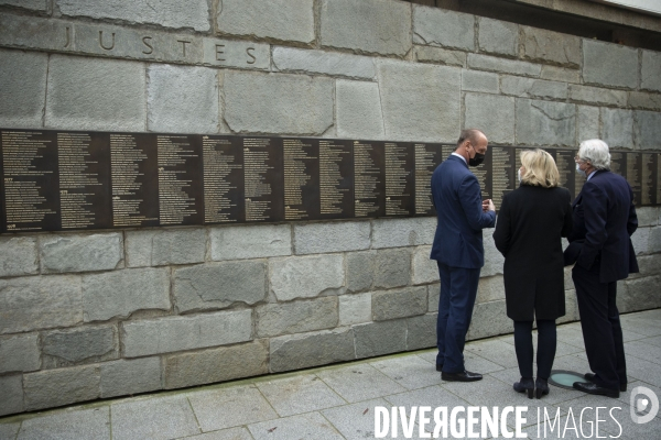 Valérie PECRESSE au mémorial de la Shoah.