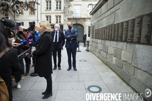 Valérie PECRESSE au mémorial de la Shoah.