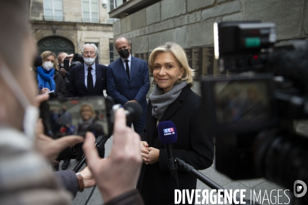 Valérie PECRESSE au mémorial de la Shoah.