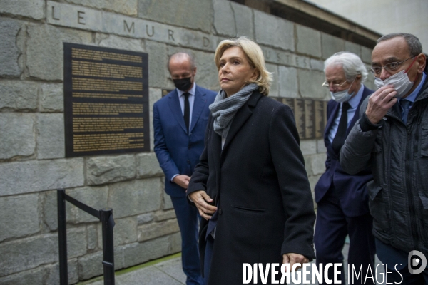 Valérie PECRESSE au mémorial de la Shoah.