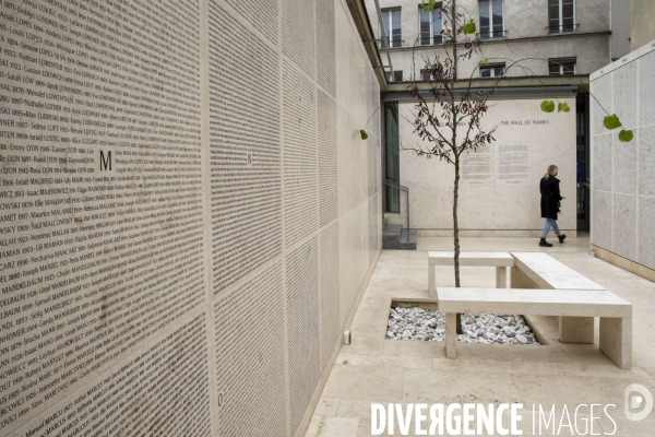 Valérie PECRESSE au mémorial de la Shoah.