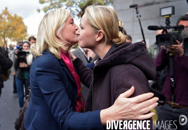 Marine Le Pen avec Marion Maréchal Le Pen