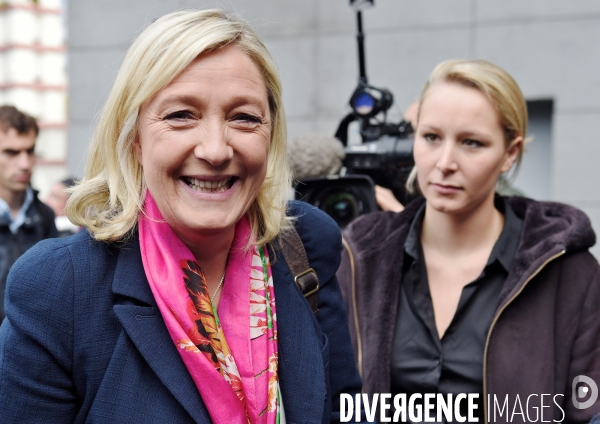 Marine Le Pen avec Marion Maréchal Le Pen