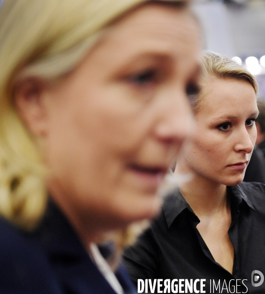 Marine Le Pen avec Marion Maréchal Le Pen