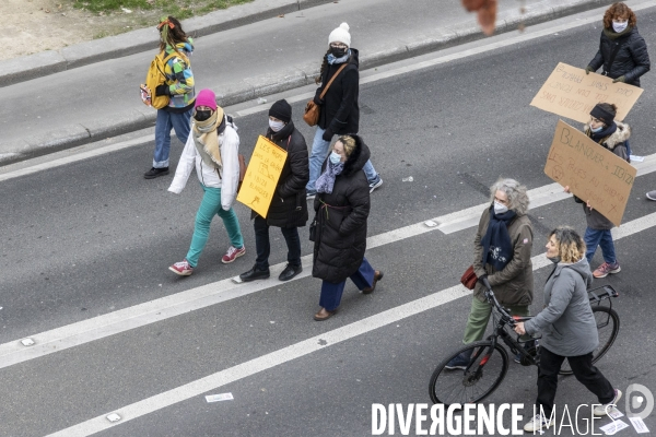 Manifestation intersyndicale pour une augmentation des salaires, pensions et minima sociaux