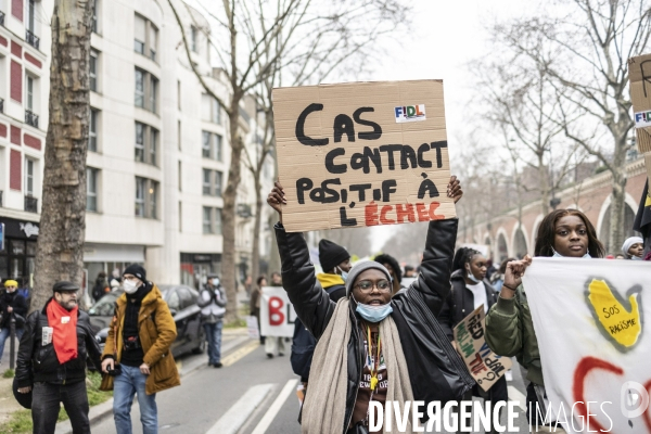 Manifestation intersyndicale pour une augmentation des salaires, pensions et minima sociaux