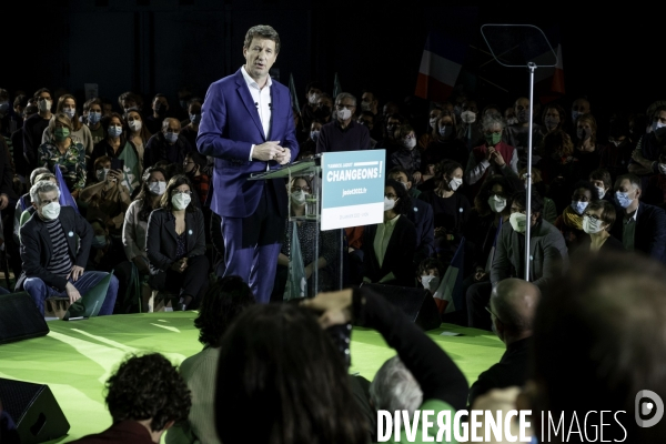 Meeting de Yannick Jadot à Lyon.