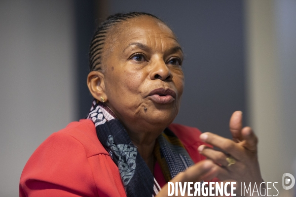 Christiane TAUBIRA, candidate victorieuse de la primaire populaire 2022.