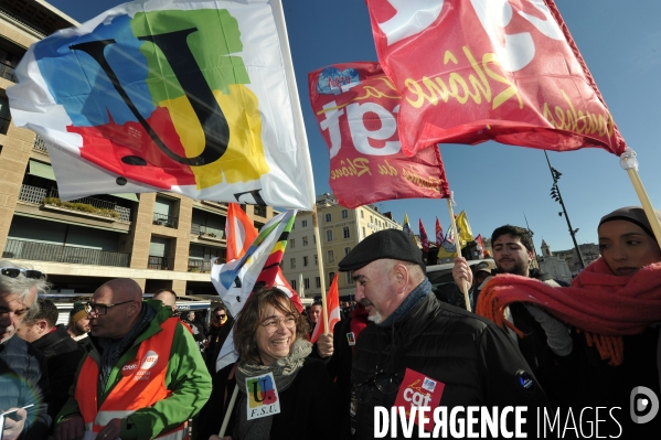 Manifestation marseille 7 02 23