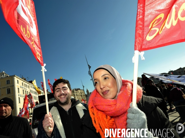 Manifestation marseille 7 02 23