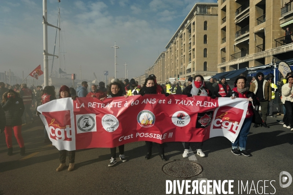 Manifestation marseille 7 02 23