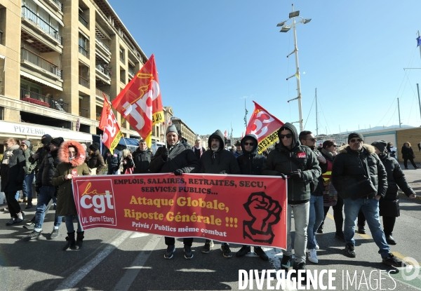 Manifestation marseille 7 02 23