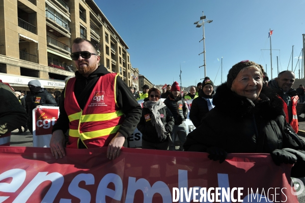 Manifestation marseille 7 02 23