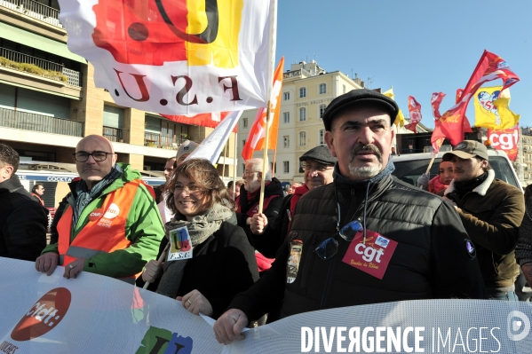 Manifestation marseille 7 02 23