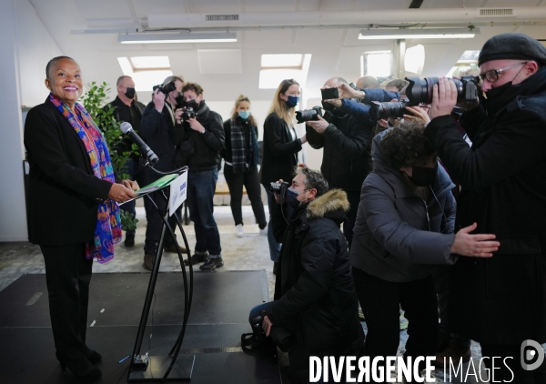 Election presidentielle 2022 / Christiane Taubira