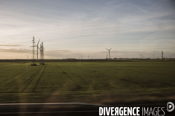 Paysage vu du train