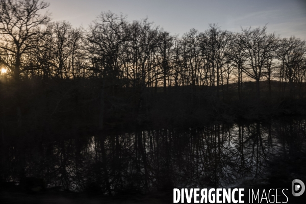 Paysage vu du train