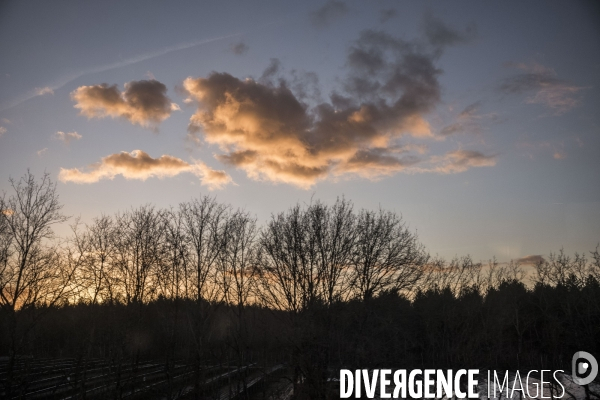 Paysage vu du train