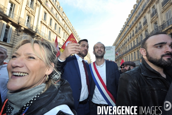 Manif Marseille du 11 02 2023