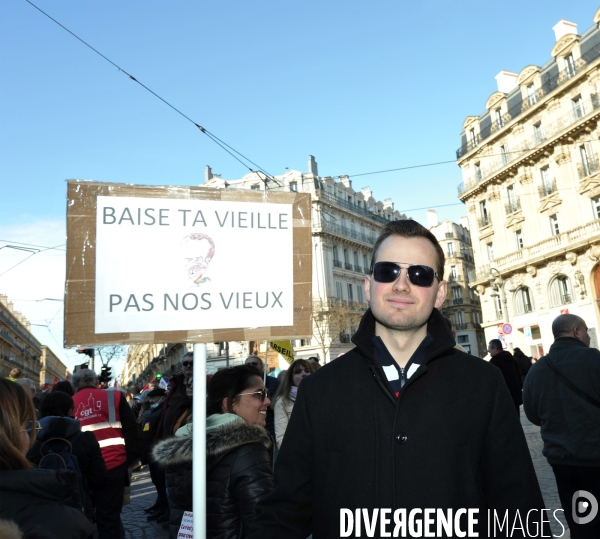 Manif Marseille du 11 02 2023