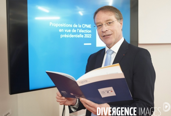 François Asselin, propositions CPME présidentielle 2022 , CAP 2022