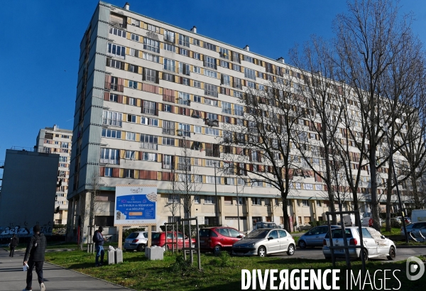 La cité du Chêne Pointu à Clichy sous Bois