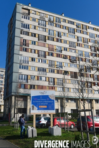 La cité du Chêne Pointu à Clichy sous Bois