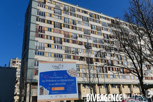 La cité du Chêne Pointu à Clichy sous Bois