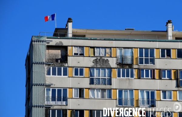 La cité du Chêne Pointu à Clichy sous Bois