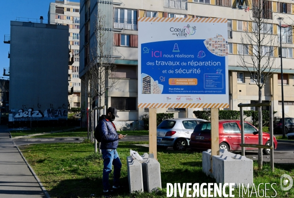 La cité du Chêne Pointu à Clichy sous Bois