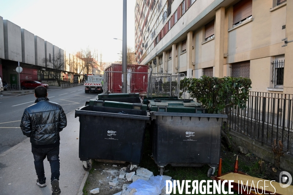 La cité du Chêne Pointu à Clichy sous Bois