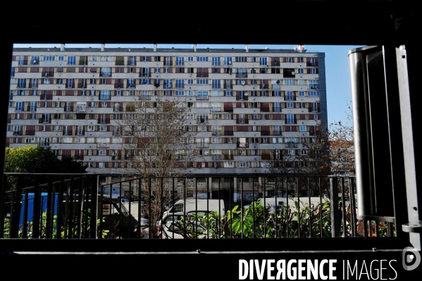 La cité du Chêne Pointu à Clichy sous Bois