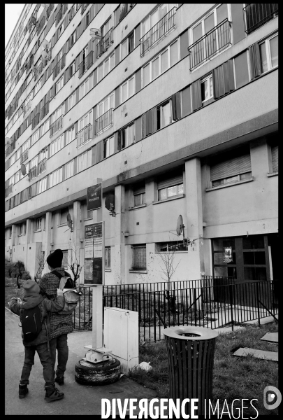 La cité du Chêne Pointu à Clichy sous Bois