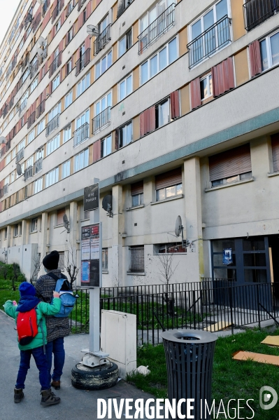 La cité du Chêne Pointu à Clichy sous Bois