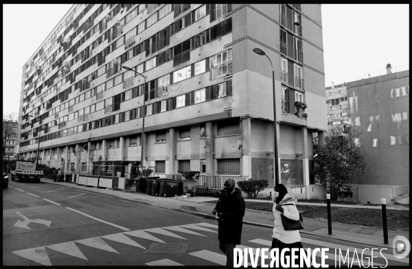 La cité du Chêne Pointu à Clichy sous Bois