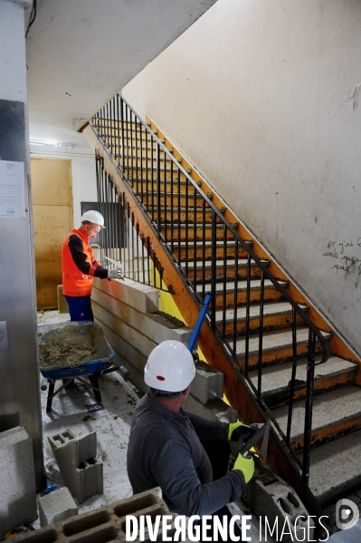 La cité du Chêne Pointu à Clichy sous Bois