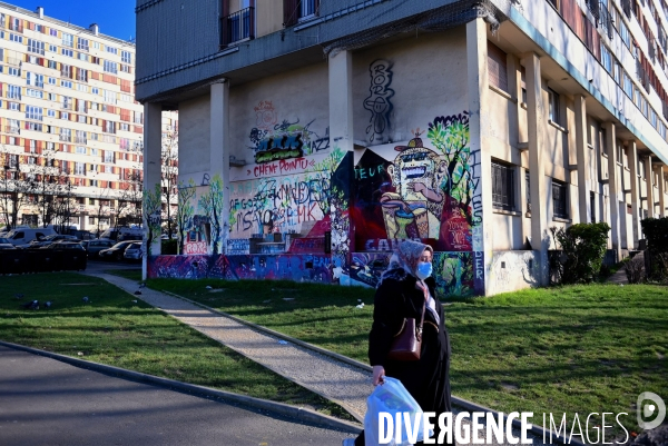 La cité du Chêne Pointu à Clichy sous Bois